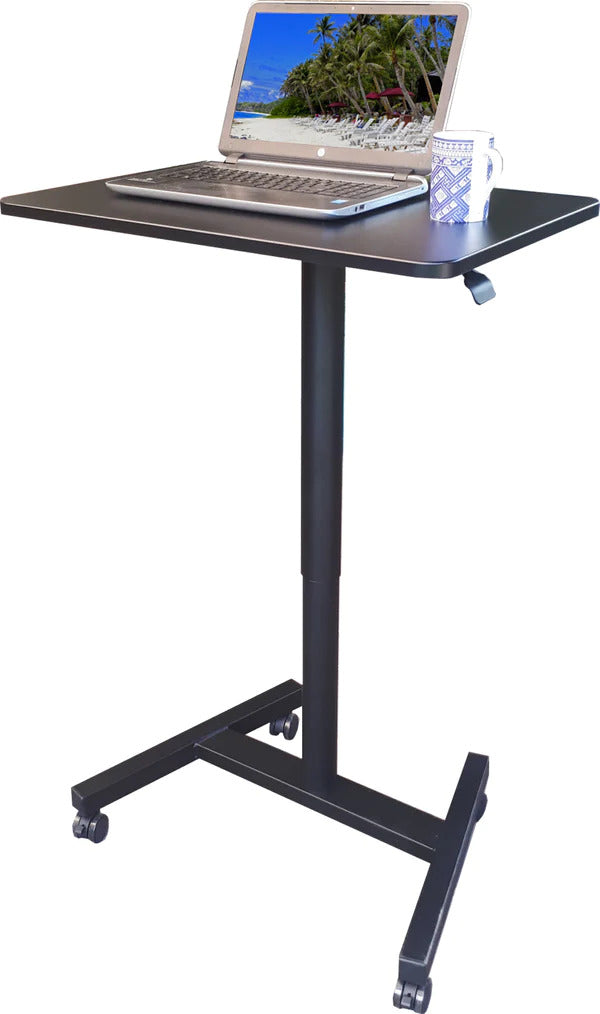 Liftoff Lectern/Office Sit Stand Desk - Pneumatic Height Adjustment