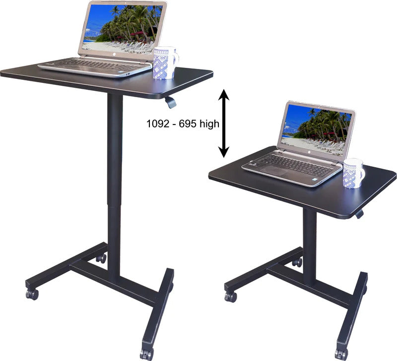 Liftoff Lectern/Office Sit Stand Desk - Pneumatic Height Adjustment