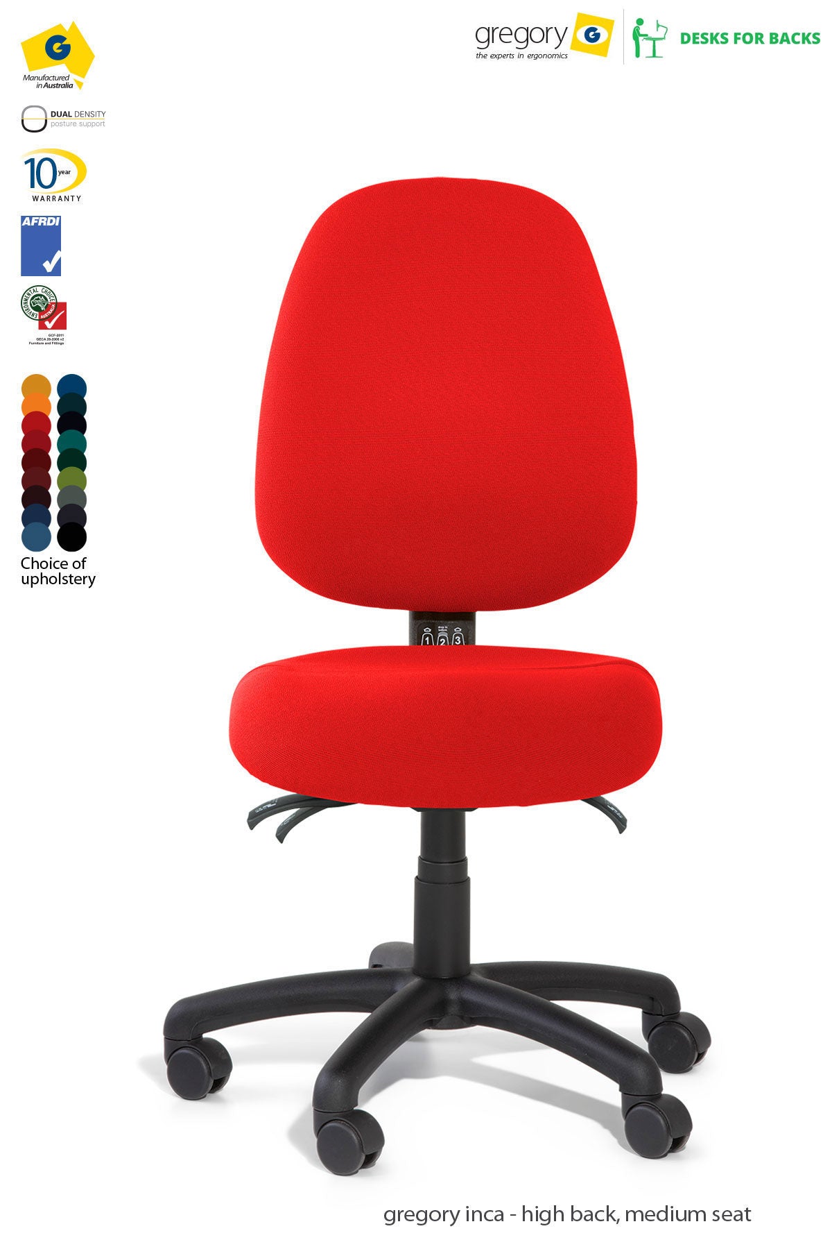 Inca High Back Small Seat