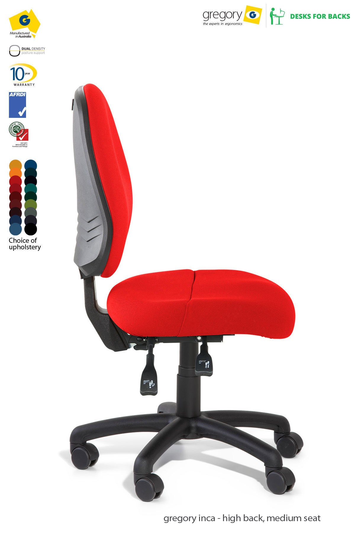 Inca High Back Small Seat