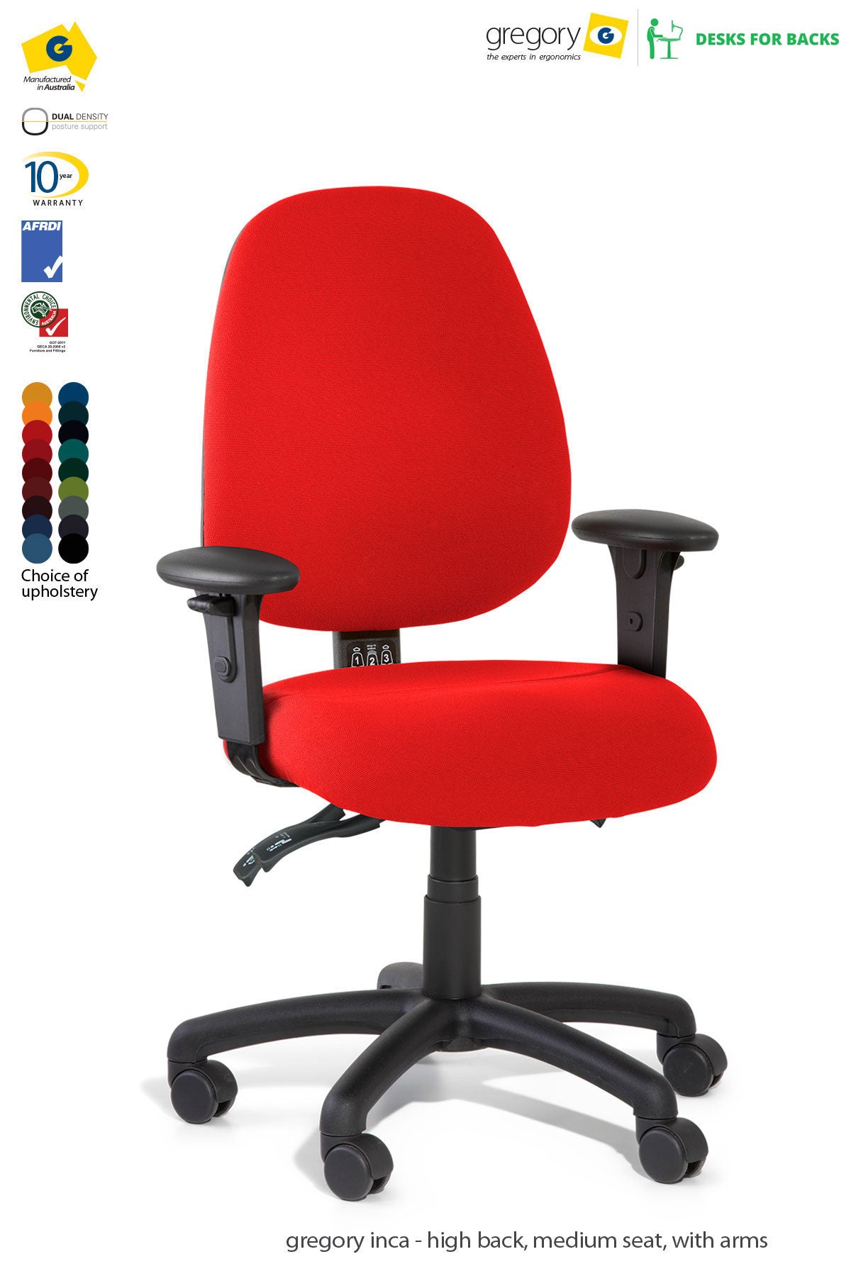 Inca High Back Small Seat