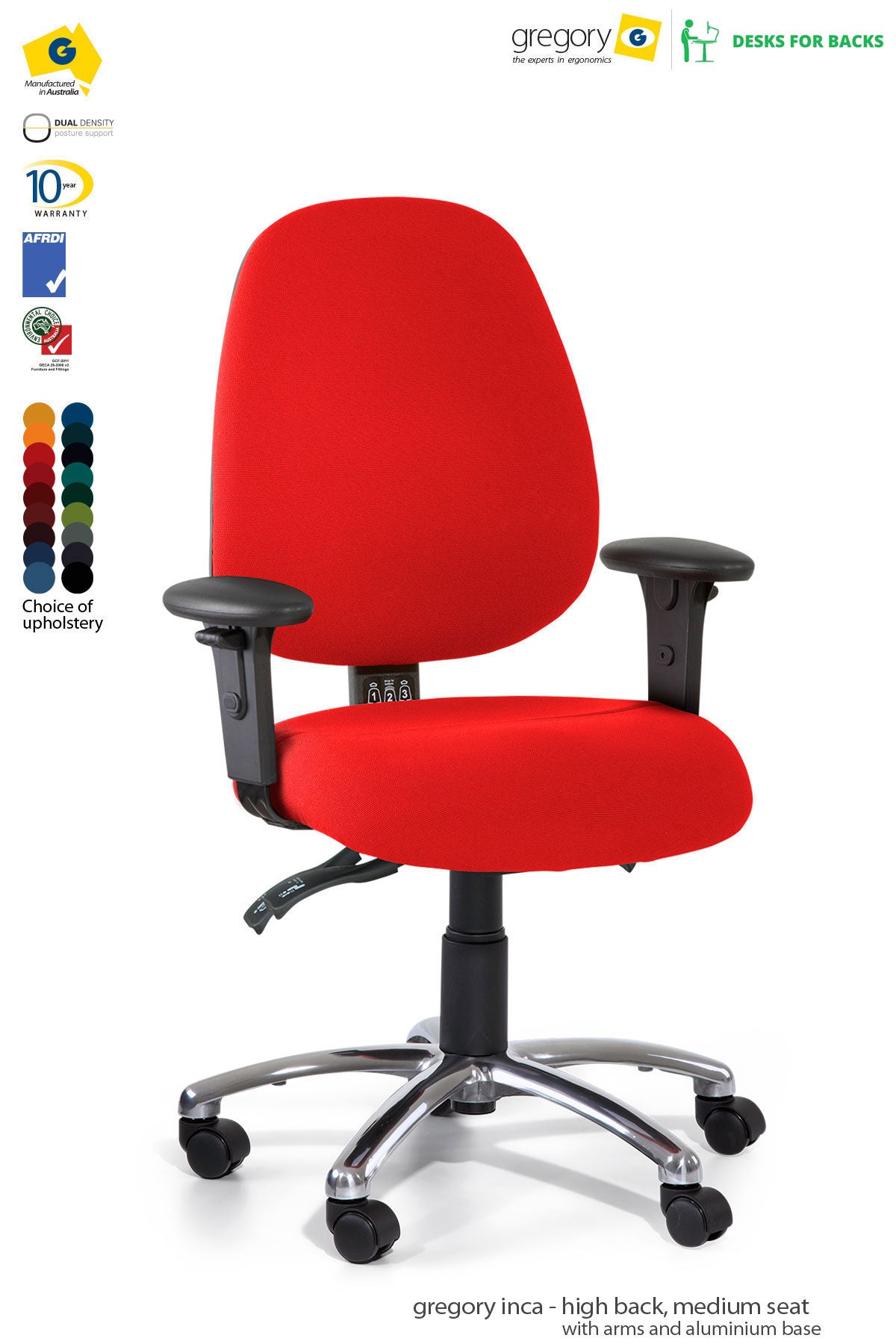 Inca High Back Small Seat