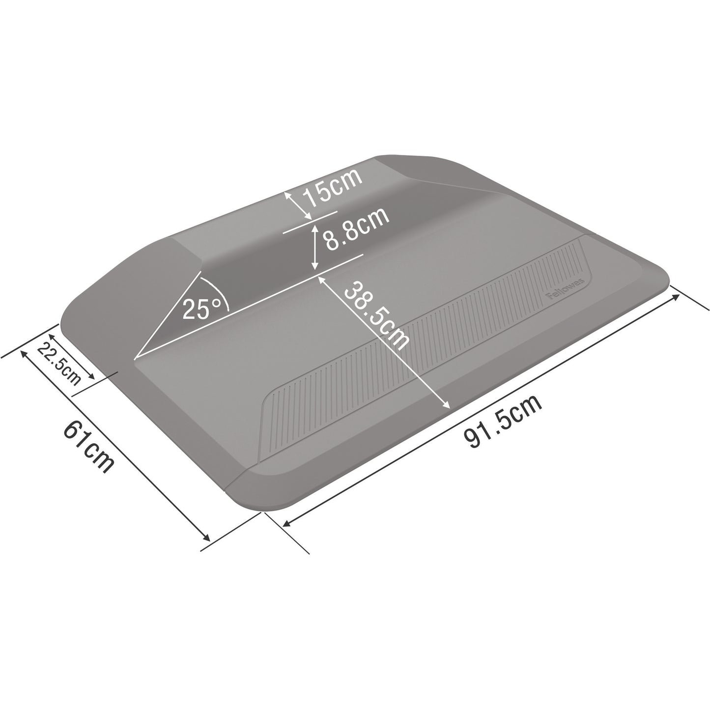 BUY FELLOWES® SIT STAND MAT - ACTIVEFUSION 8707102 with FREE SHIPPING dimensions Affordable and Quality