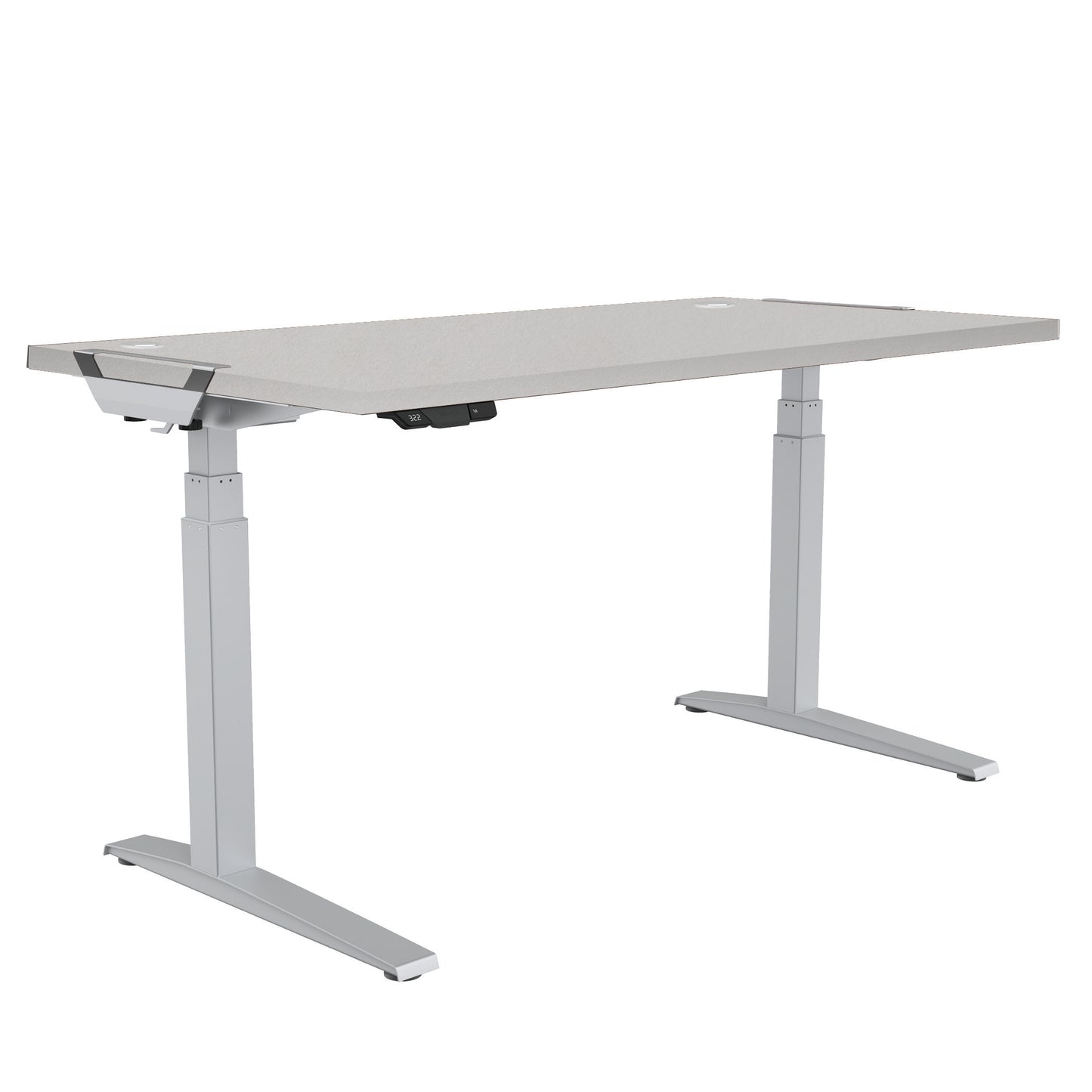 BUY FELOOWES Levado Height Adjustable Desk FREE SHIPPING 8949401. Standing desk/sit stand desk/stand up desk available with grey table tops.