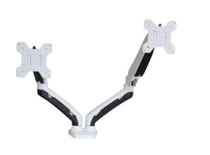 Buy Vertilift Dual Monitor Arm Gas Lift in white or black monitor arm. Desks for Backs. Shop online home & office ergonomic furniture and supplies. Monitor arm, monitor raiser, office workstation accessories, accessory, office furniture. Vertilift excellence in motion.