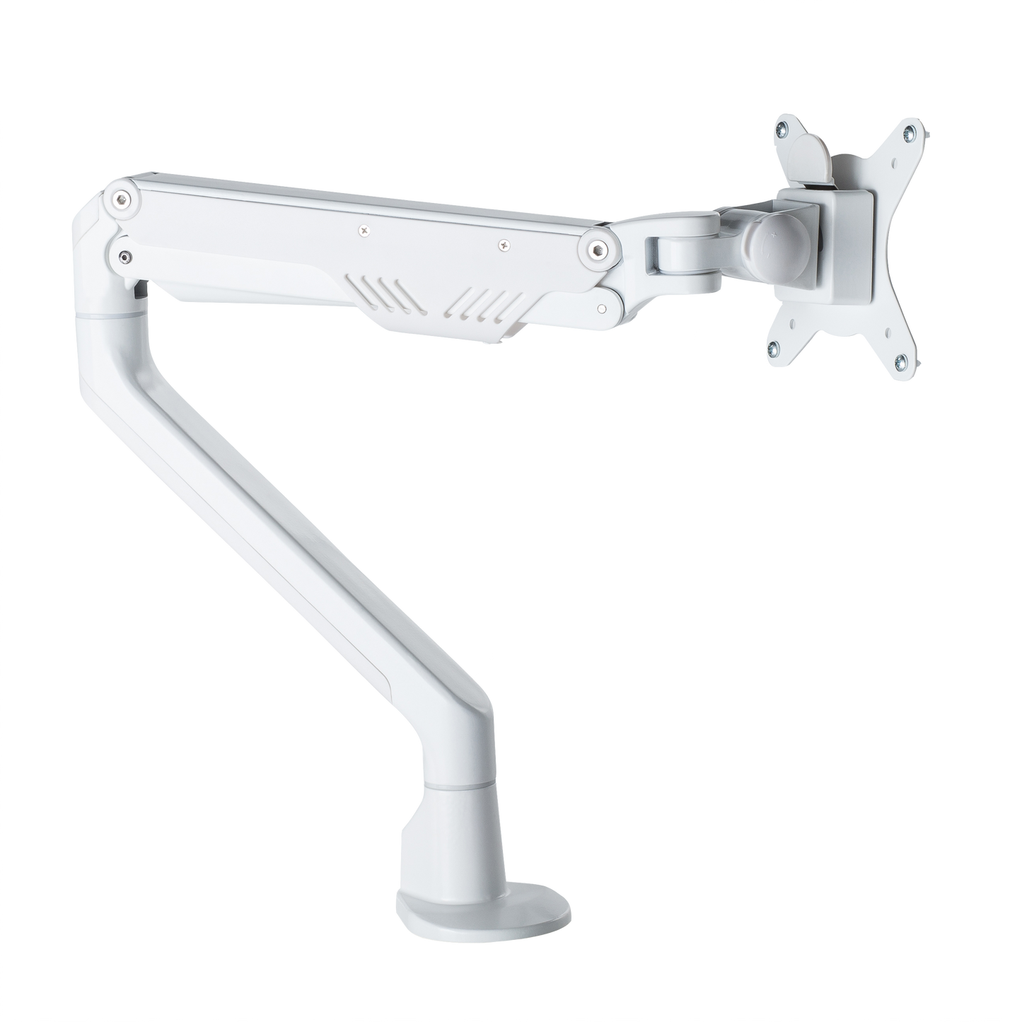 Buy Rapidline Elevate Single Monitor Arm FREE SHIPPING ELEVATE Perfect to use with our range of Standing Desks & Desk Converters! Description Specifications Inclusions Downloads Shipping & Returns Liberate your worktop space with the stylish Elevate single monitor arm. Backed by a 3-year warranty. Colours: White