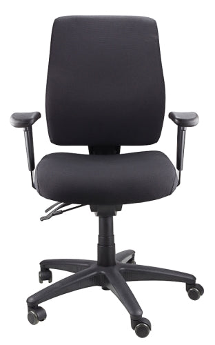 Buy quality Ergoform Ergonomic Office Desk Chair now with FREE SHIPPING black with black base and armrests