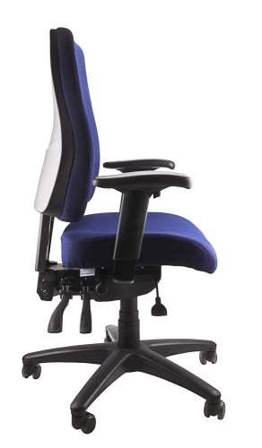 Buy quality Ergoform Ergonomic Office Desk Chair now with FREE SHIPPING navy with black base and armrests