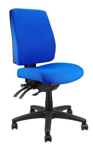 Buy quality Ergoform Ergonomic Office Desk Chair now with FREE SHIPPING blue with black base