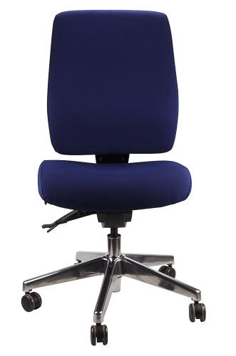 Buy quality Ergoform Ergonomic Office Desk Chair now with FREE SHIPPING navy with polished base