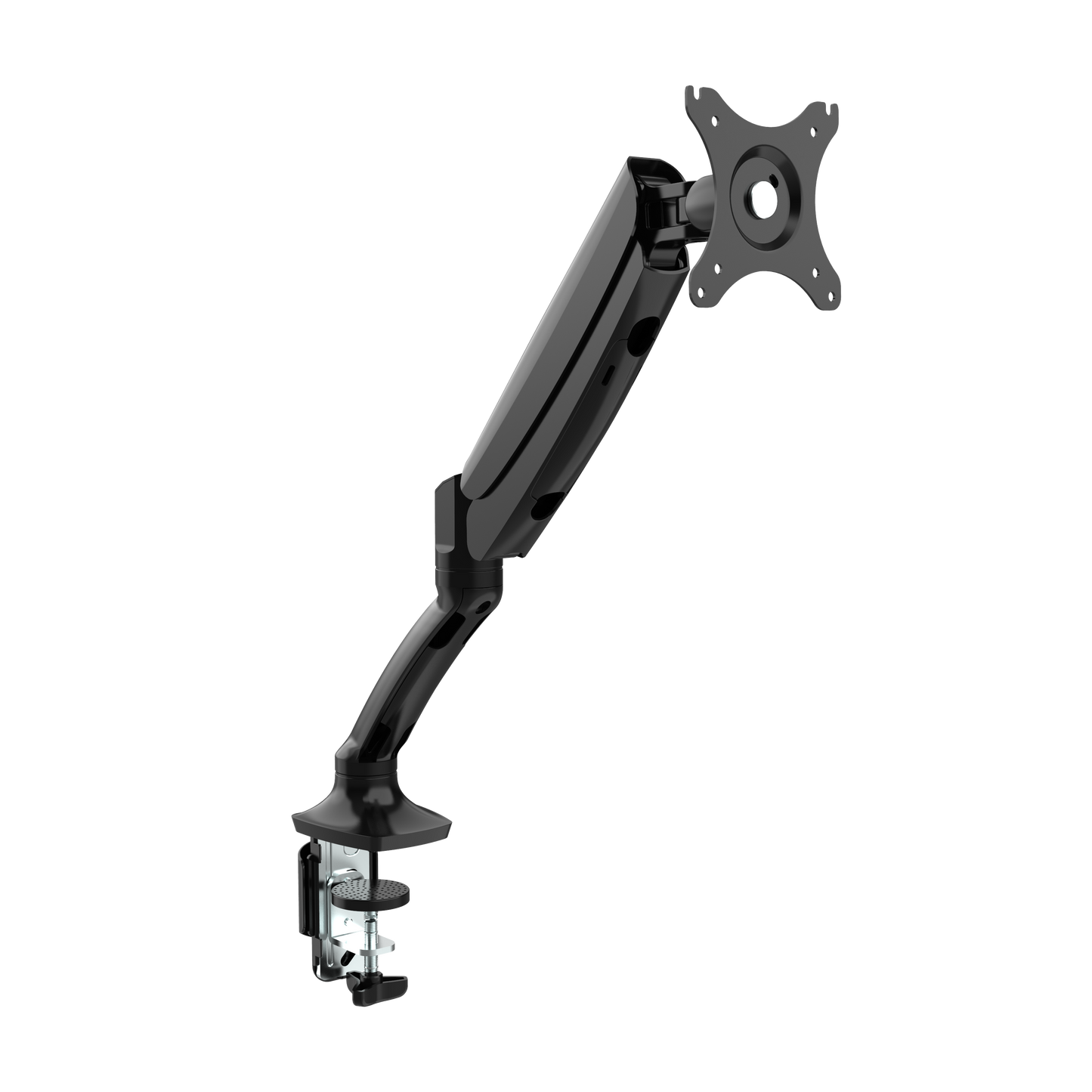 Buy Rapidline Executive Gas Spring Single Monitor Arm FREE SHIPPING Perfect to use with our range of Standing Desks & Desk Converters! ESMARM Enjoy effortless rotating, pivoting and extendable adjustments with the Executive Gas Spring single monitor arm. Backed by a 5-year warranty Black