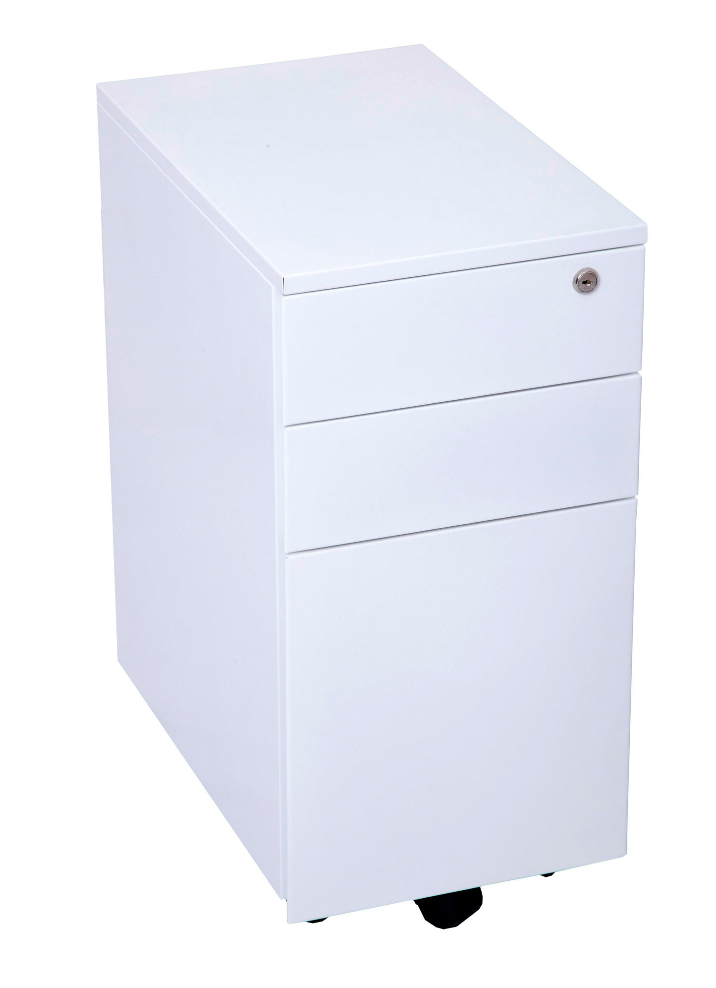 GO Steel Slimline Mobile Pedestal - 3 Drawers