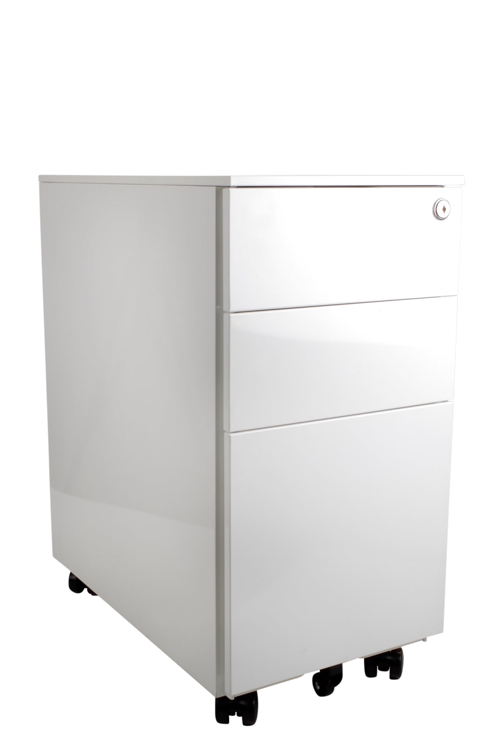 BUY Movida Steel Mobile Pedestal FREE SHIPPING. Movida Slim White Steel Mobile Pedestals/desk draw