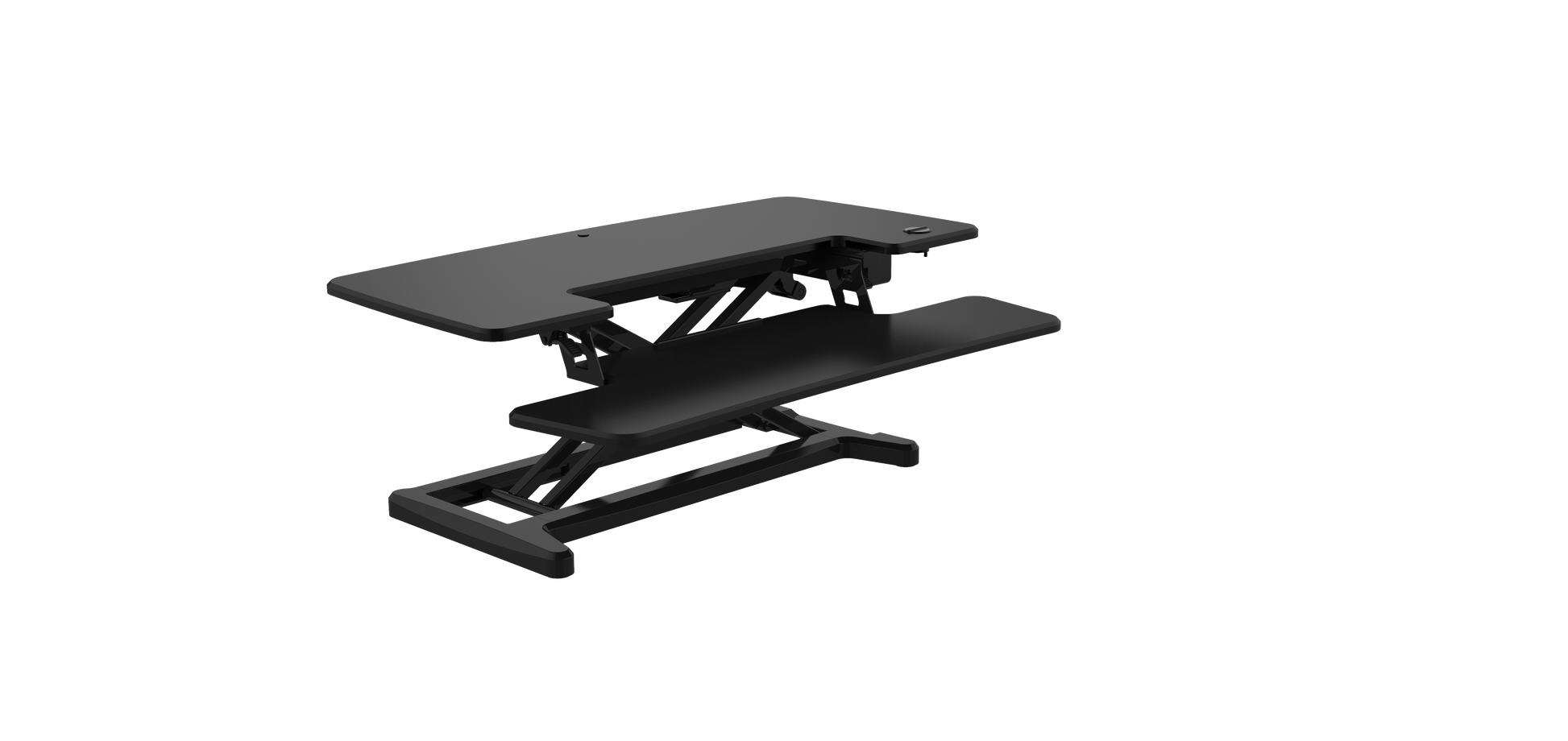 Buy Rapidline Rapid Flux Electric Desk Riser - Small or Medium RF1 RF2 with FREE SHIPPING desk converter, desk riser, height adjustable black