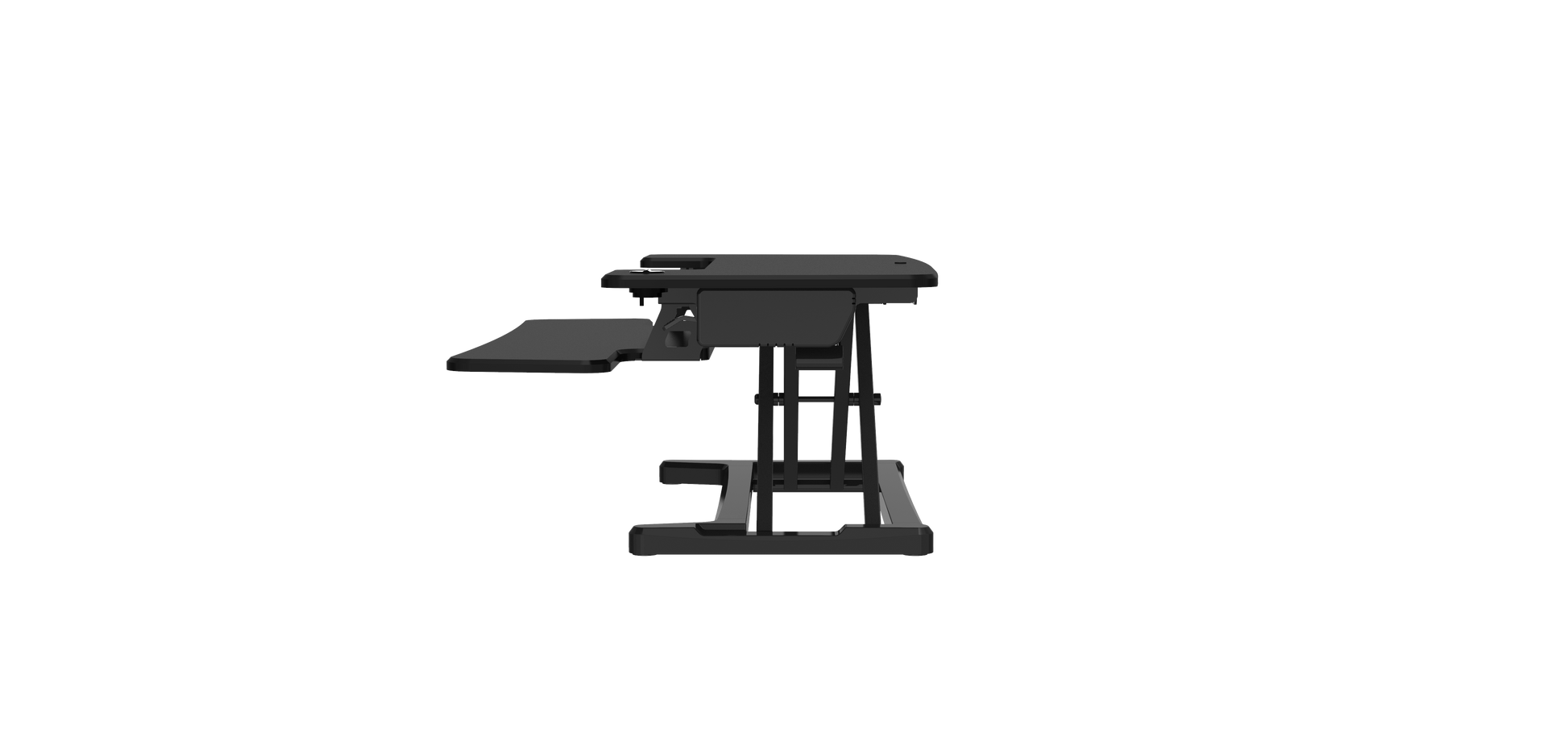 Buy Rapidline Rapid Flux Electric Desk Riser - Small or Medium RF1 RF2 with FREE SHIPPING desk converter, desk riser, height adjustable black