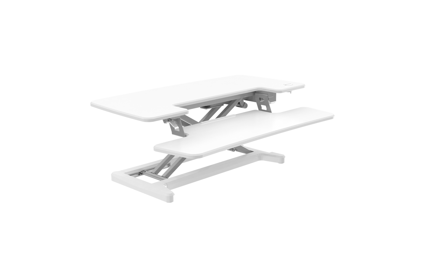 Buy Rapidline Rapid Flux Electric Desk Riser - Small or Medium RF1 RF2 with FREE SHIPPING desk converter, desk riser, height adjustable white