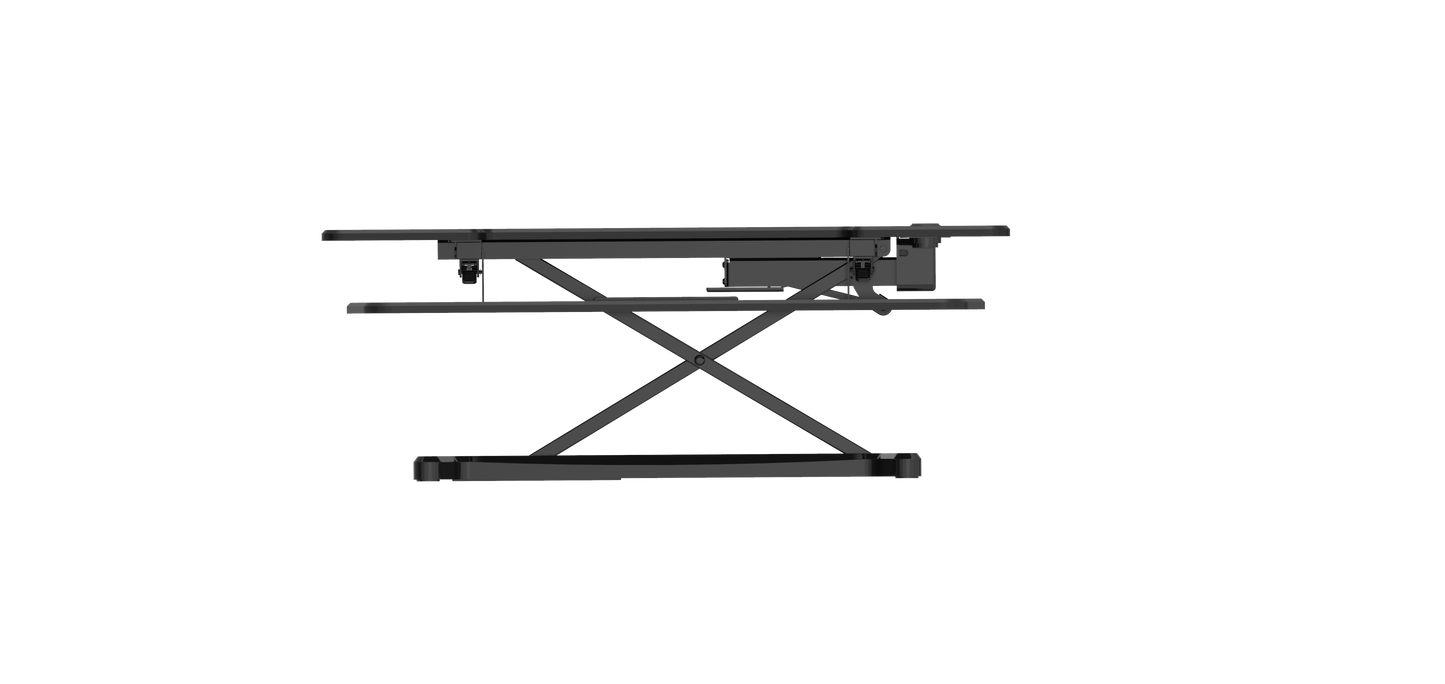 Buy Rapidline Rapid Flux Electric Desk Riser - Small or Medium RF1 RF2 with FREE SHIPPING desk converter, desk riser, height adjustable black