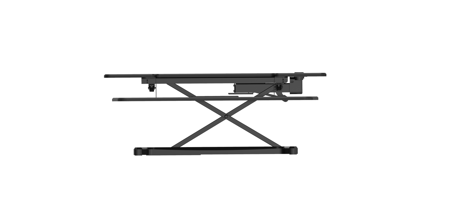 Buy Rapidline Rapid Flux Electric Desk Riser - Small or Medium RF1 RF2 with FREE SHIPPING desk converter, desk riser, height adjustable black
