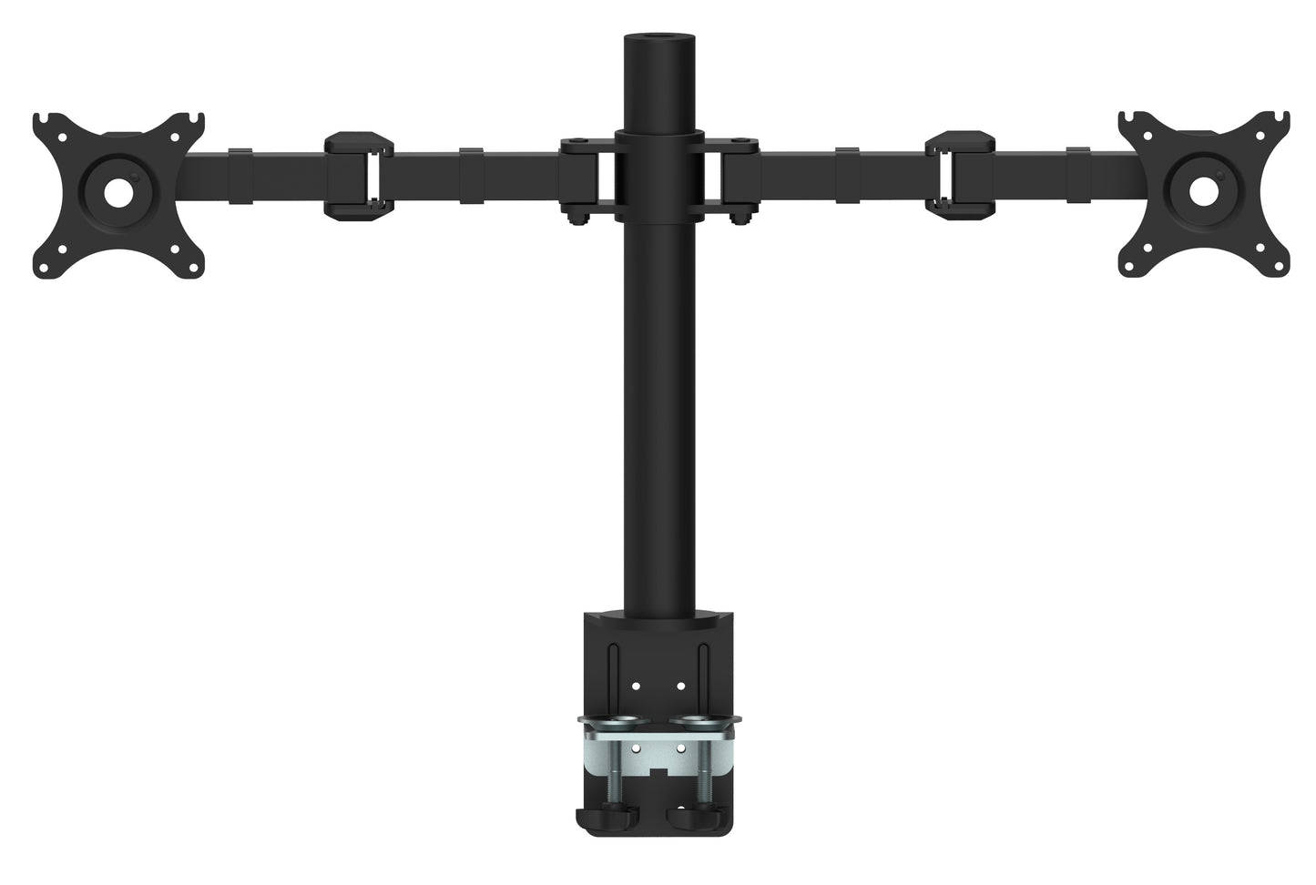 Buy Rapidline Revolve Dual Monitor Arm FREE SHIPPING RMA2 BL Perfect to use with our range of Standing Desks and Desk Converters! Liberate your worktop space and improve posture with a Revolve pole mounted dual monitor arm. With 360 degrees horizontal adjustment and cable management within the pole, available in black