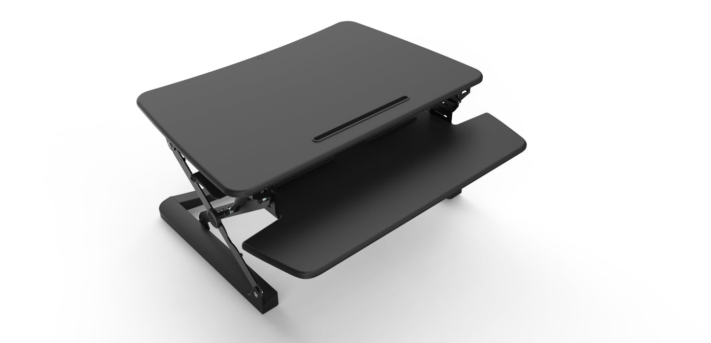 Buy Rapidline Rapid Riser - Small or Medium RR1 RR2 FREE SHIPPING desk converter, desk riser, height adjustable black