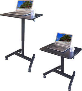 Liftoff Lectern/Office Sit Stand Desk - Pneumatic Height Adjustment