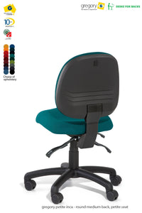 Petite Inca Medium Back Extra Small Seat