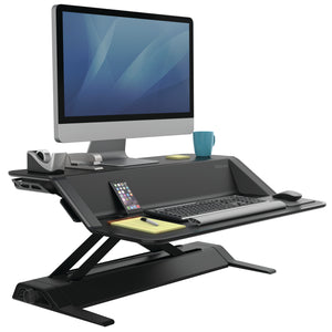 BUY FELLOWES LOTUS Sit Stand Workstation with FREE SHIPPING 7901 black