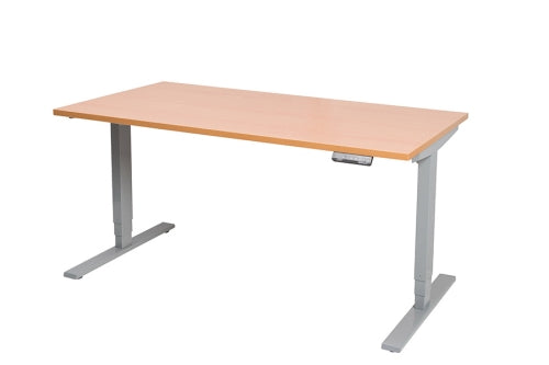 Buy Vertilift 2 Leg Height Adjustable Desk Frame/standing desk/stand up desk with FREE SHIPPING silver frame