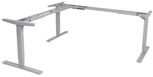 Buy Vertilift 3 Leg Height Adjustable Desk Frame/standing desk/stand up desk with FREE SHIPPING silver frame
