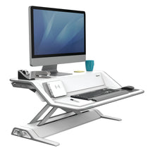 Load image into Gallery viewer, BUY FELLOWES LOTUS DX sit stand workstation FREE SHIPPING 8082201 white