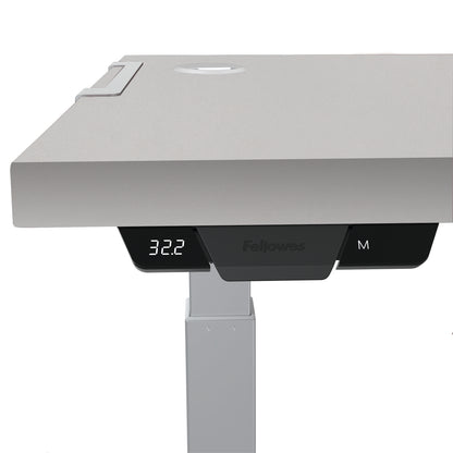 BUY FELOOWES Levado Height Adjustable Desk FREE SHIPPING 8949401. Standing desk/sit stand desk/stand up desk available with grey table tops.