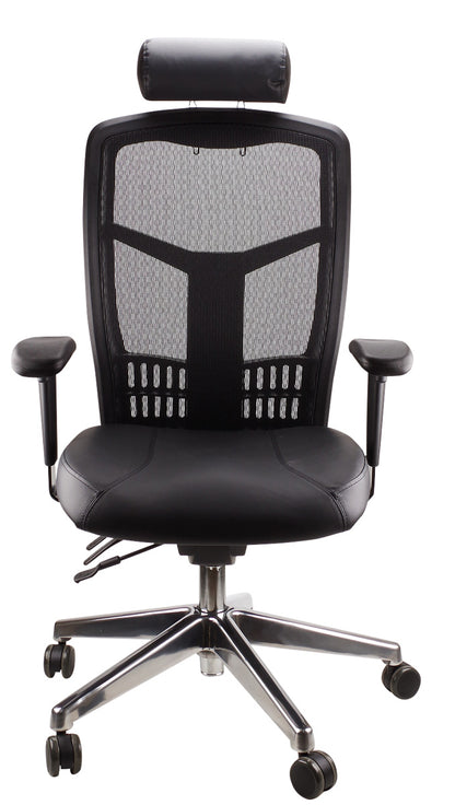 Mesh Deluxe Pro Leather Seat Executive Chair