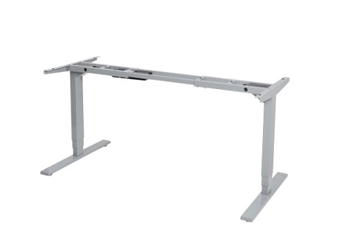 Buy Vertilift 2 Leg Height Adjustable Desk Frame/standing desk/stand up desk with FREE SHIPPING silver frame