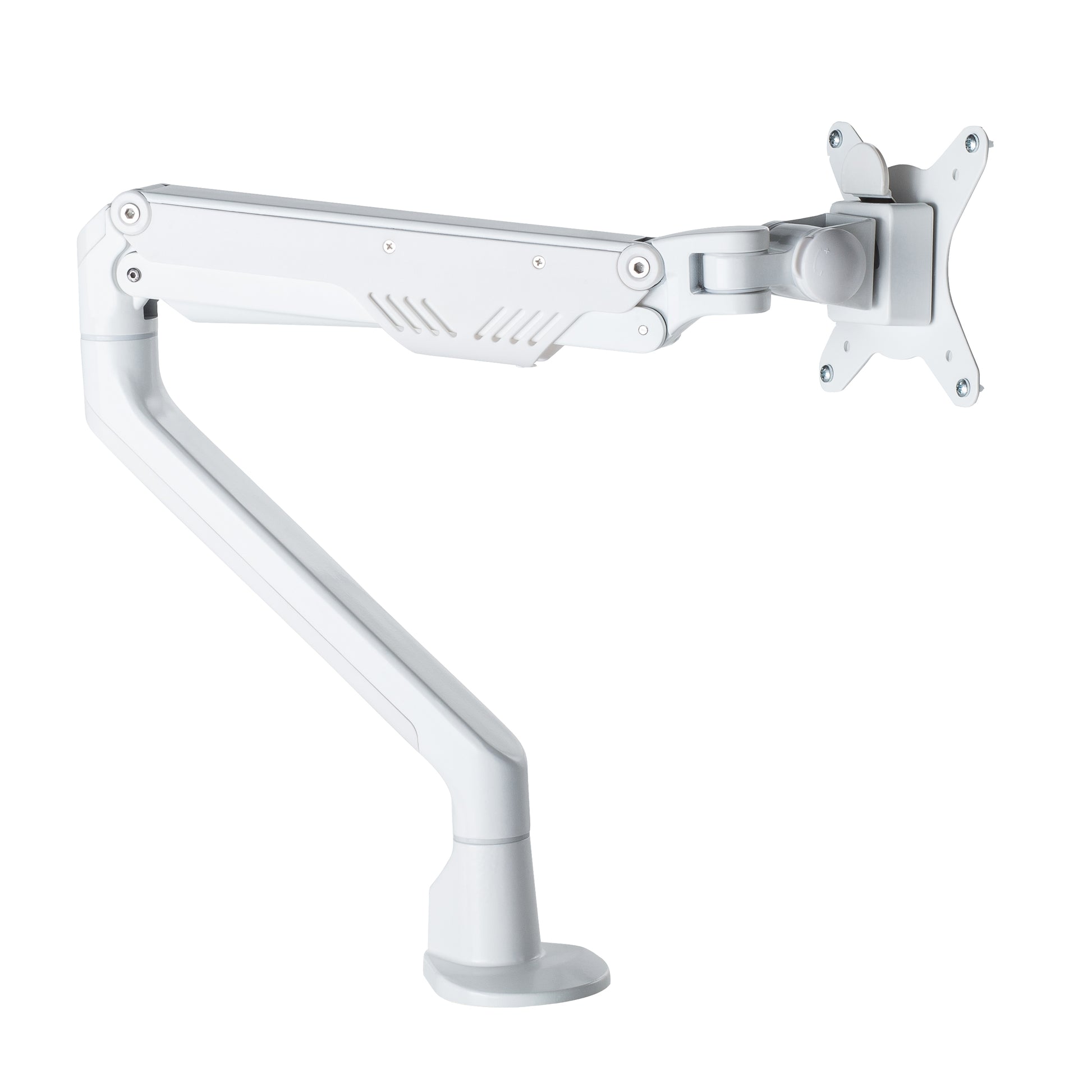 Buy Rapidline Elevate Single Monitor Arm FREE SHIPPING ELEVATE Perfect to use with our range of Standing Desks & Desk Converters! Description Specifications Inclusions Downloads Shipping & Returns Liberate your worktop space with the stylish Elevate single monitor arm. Backed by a 3-year warranty. Colours: White