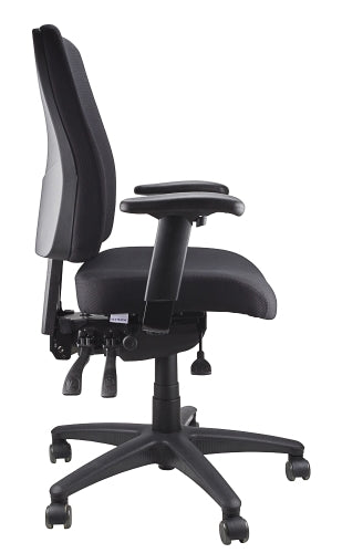 Buy quality Ergoform Ergonomic Office Desk Chair now with FREE SHIPPING black with black base and armrests