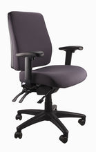 Load image into Gallery viewer, Buy quality Ergoform Ergonomic Office Desk Chair now with FREE SHIPPING charcoal with black base and armrests