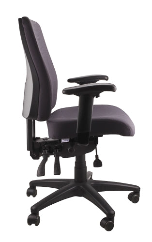 Buy quality Ergoform Ergonomic Office Desk Chair now with FREE SHIPPING charcoal with black base and armrests