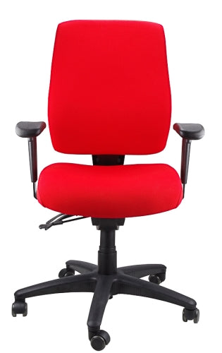 Buy quality Ergoform Ergonomic Office Desk Chair now with FREE SHIPPING red with black base and armrests