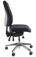 Load image into Gallery viewer, Buy quality Ergoform Ergonomic Office Desk Chair now with FREE SHIPPING black with polished base