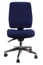 Load image into Gallery viewer, Buy quality Ergoform Ergonomic Office Desk Chair now with FREE SHIPPING navy with polished base