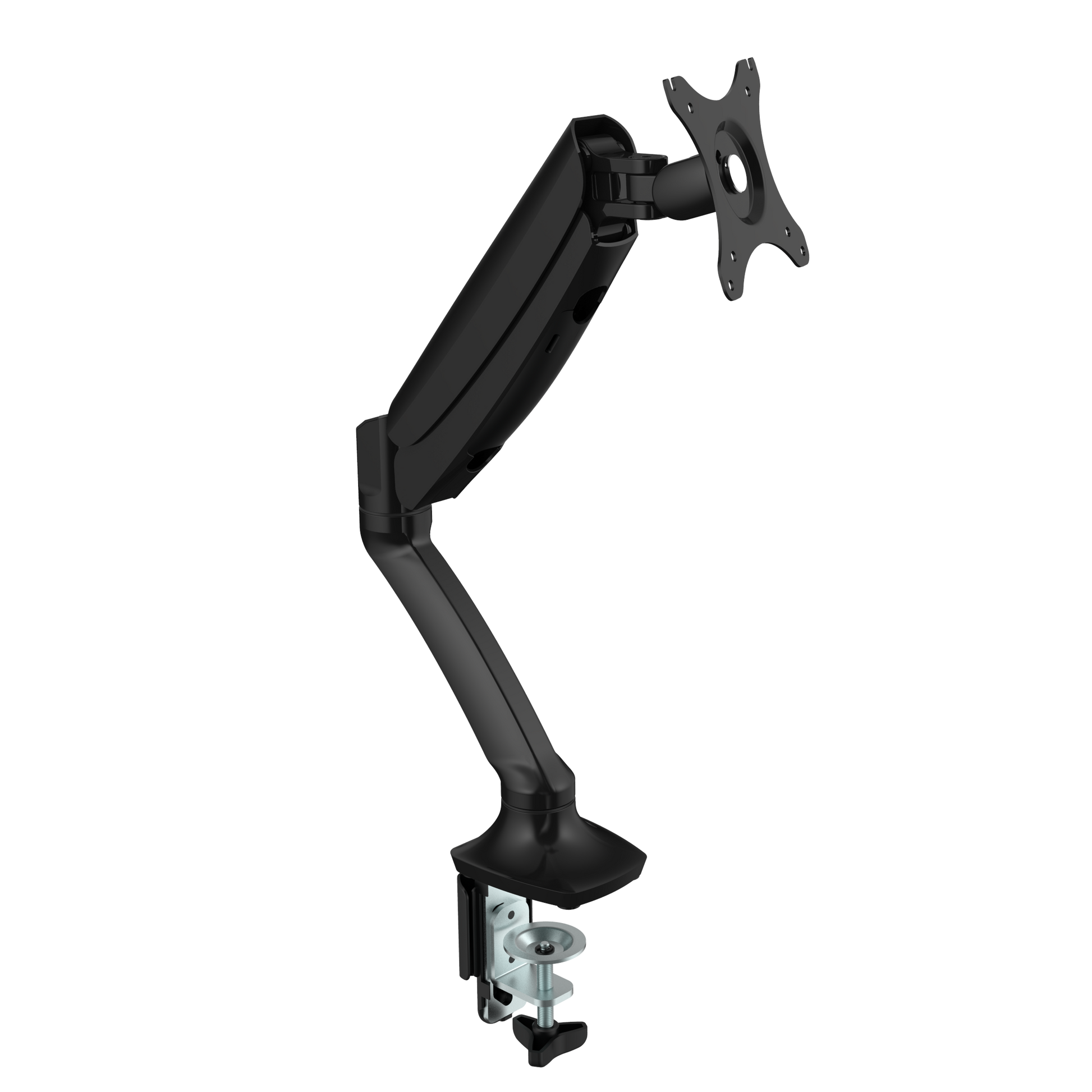 Buy Rapidline Executive Gas Spring Single Monitor Arm FREE SHIPPING Perfect to use with our range of Standing Desks & Desk Converters! ESMARM Enjoy effortless rotating, pivoting and extendable adjustments with the Executive Gas Spring single monitor arm. Backed by a 5-year warranty Black 