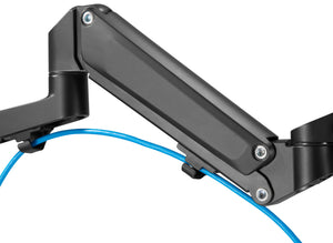 Brateck Dual Monitors Heavy-Duty Aluminum Gas Spring Monitor Arm Fit Most 17''-32'' Up to 12kg per screen