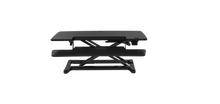 Load image into Gallery viewer, Buy Rapidline Rapid Flux Electric Desk Riser - Small or Medium RF1 RF2 with FREE SHIPPING desk converter, desk riser, height adjustable black