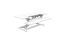 Load image into Gallery viewer, Buy Rapidline Rapid Flux Electric Desk Riser - Small or Medium RF1 RF2 with FREE SHIPPING desk converter, desk riser, height adjustable white