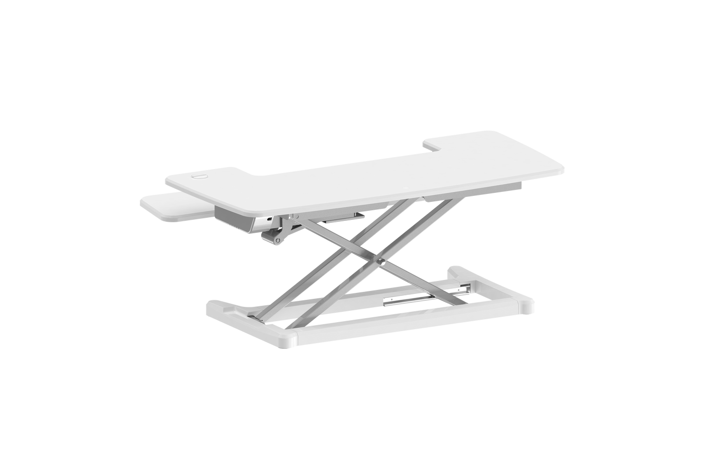 Buy Rapidline Rapid Flux Electric Desk Riser - Small or Medium RF1 RF2 with FREE SHIPPING desk converter, desk riser, height adjustable white