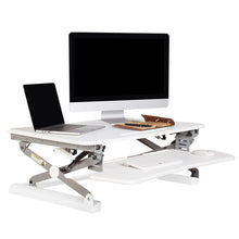 Load image into Gallery viewer, Buy Rapidline Rapid Riser - Small or Medium RR1 RR2 FREE SHIPPING desk converter, desk riser, height adjustable white