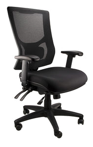 Seville Mesh or Fabric High Back Executive Task Chair