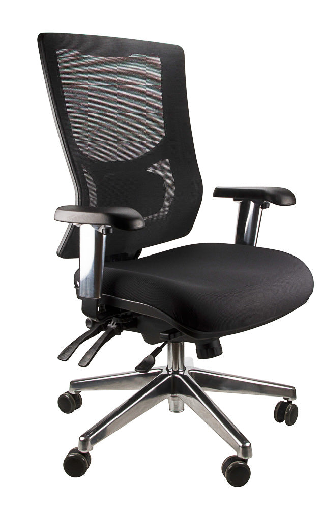 Seville Mesh or Fabric High Back Executive Task Chair